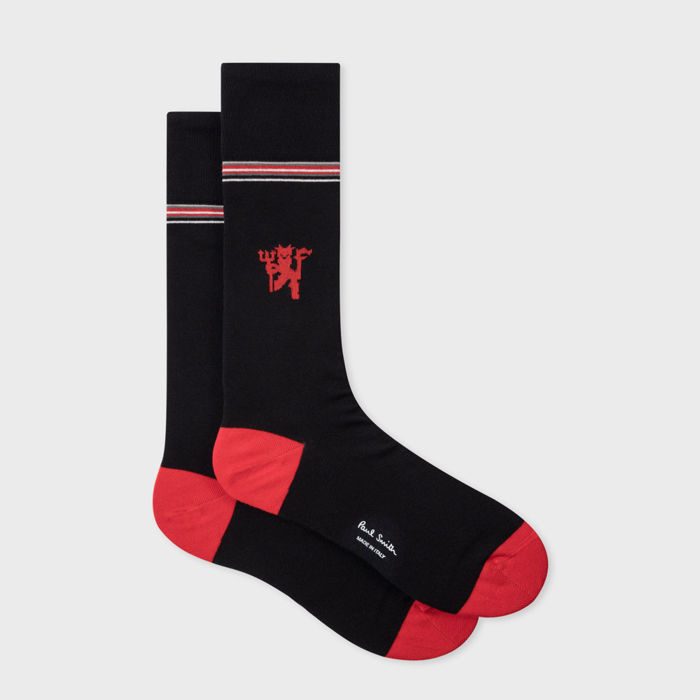 Paul Smith x Manchester United Black Socks