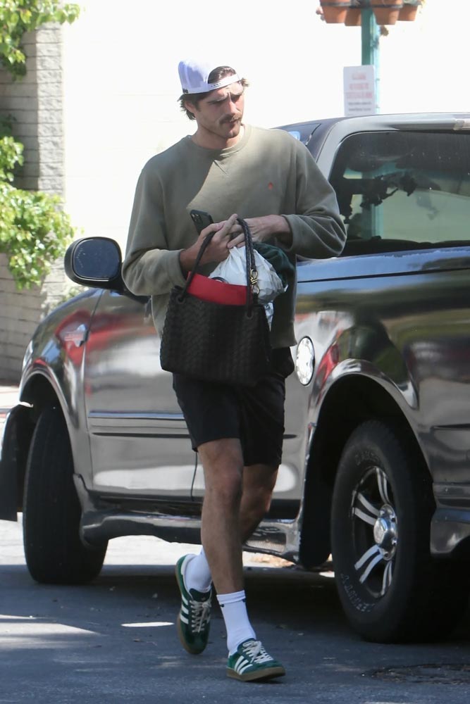 Jacob Elordi wearing shorts