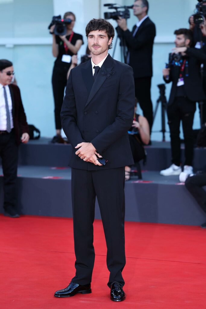 Jacob Elordi on a Red Carpet Dressed in a suit