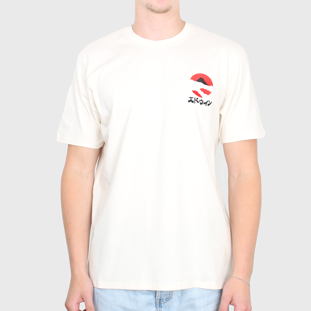 Edwin Whisper White Kamifuji Chest T-Shirt