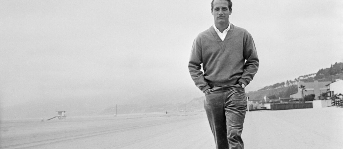 Paul Newman Wearing a pullover