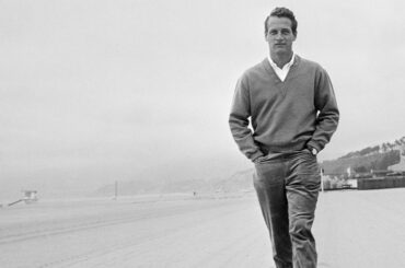 Paul Newman Wearing a pullover