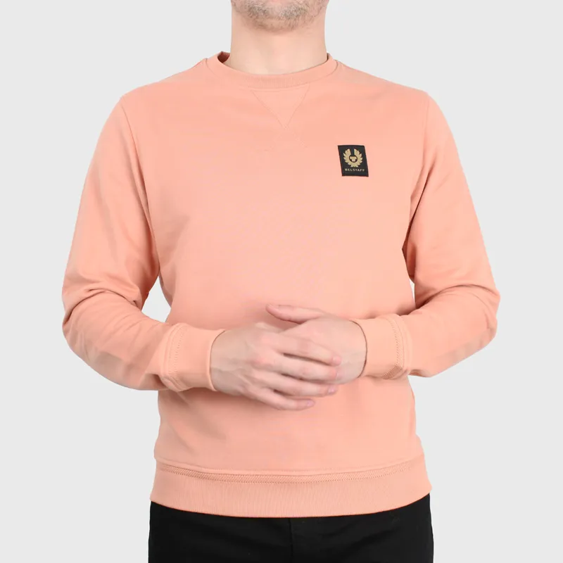 Belstaff Rust Pink Sweatshirt at Pritchards
