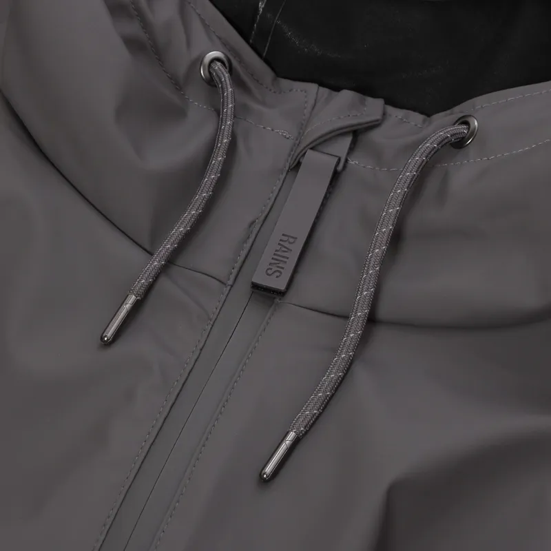 Grey jacket close up