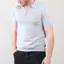 Oliver Sweeney Light Blue Covehithe Knitted Polo Shirt