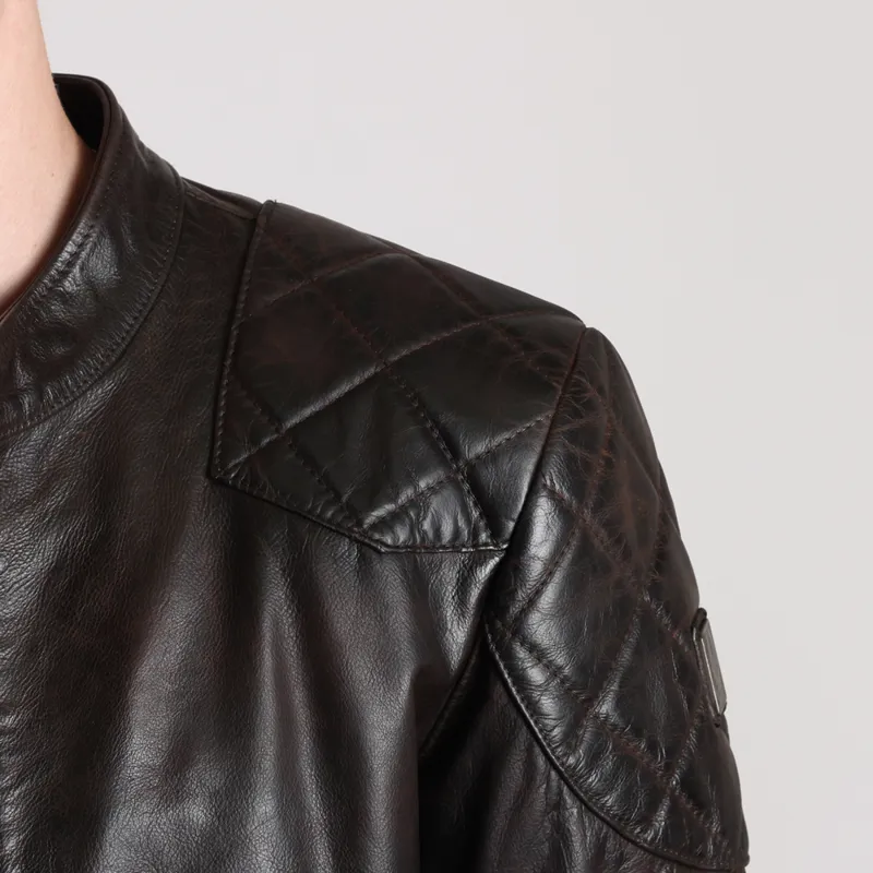Belstaff Dark Deep Copper Legacy Outlaw Jacket at Pritchards