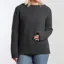 Belstaff Dark Grey Melange Docklands Crew Neck Jumper