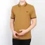 Fred Perry Dark Caramel Twin Tipped M3600 Polo Shirt