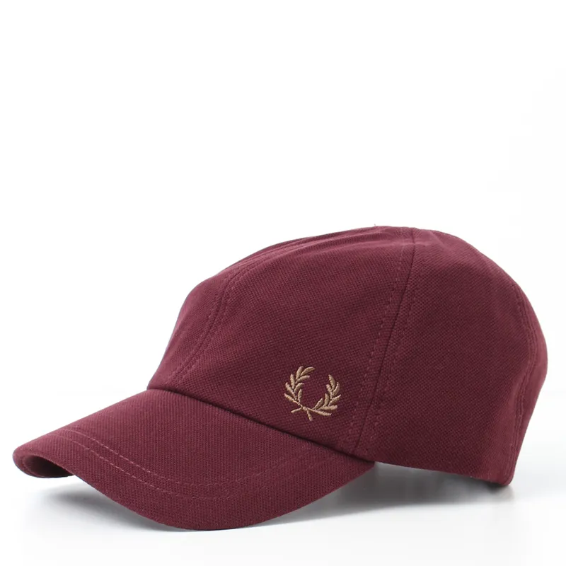 Fred Perry Oxblood Pique Classic Cap at Pritchards
