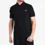 Fred Perry Black Snow White M6000 Polo Shirt