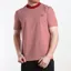 Fred Perry Burnt Red Fine Stripe T-Shirt