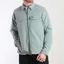 Fred Perry Silver Blue Zip Through Overshirt