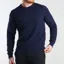 Hackett Midnight Blue Lightweight Cable Crew Neck Jumper
