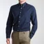Hackett Navy Essential Garment Dyed Oxford Shirt