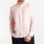 Hackett Summer Pink Essential Garment Dyed Linen Shirt