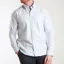 Les Deux Light Blue Konrad Oxford Striped Shirt