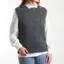 Noella Dark Grey Melange Kala Knit Vest