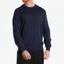 Paul and Shark Blue Knitted Cotton Round Neck Pullover