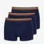 Paul Smith Navy Artist Stripe 3 Pack Boxer Briefs