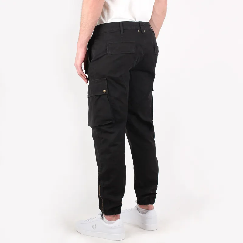 Belstaff Black Trialmaster Cargo Trousers at Pritchards