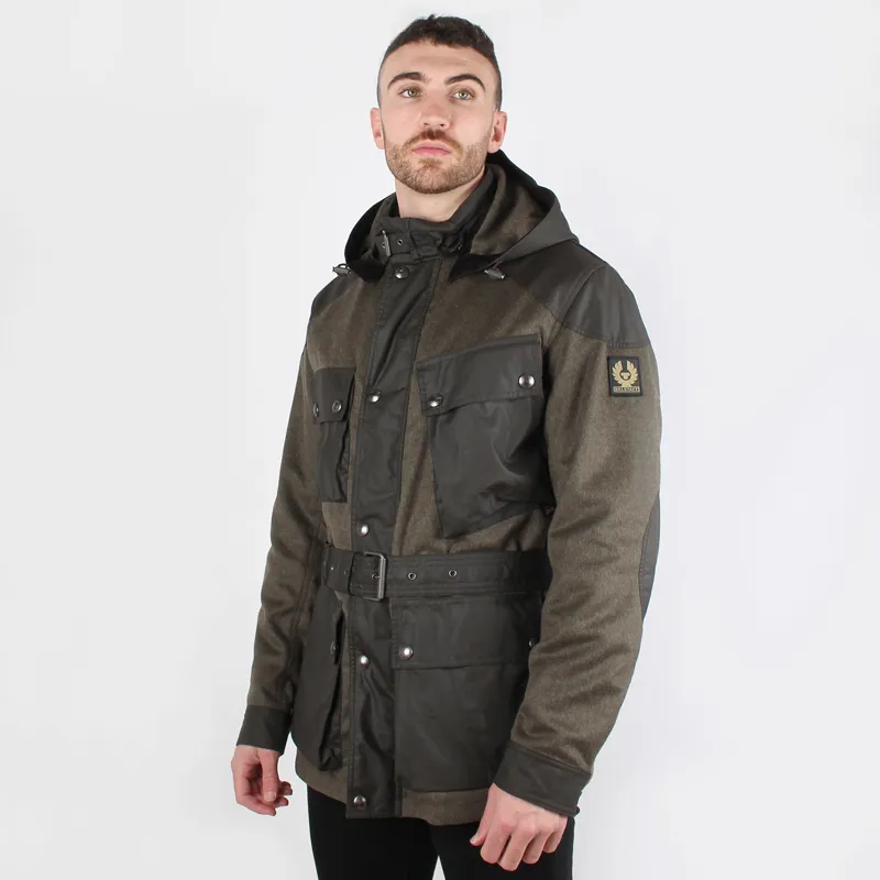 Belstaff Faded Olive/Salvia Landsman Jacket at Pritchards