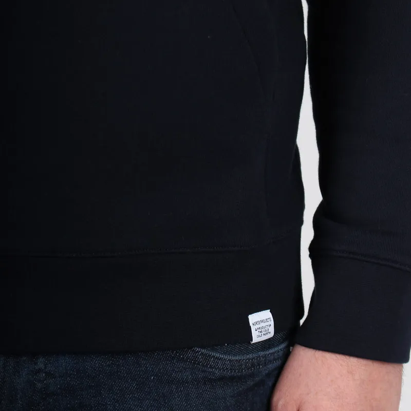 Norse Projects | Van Hoodie | Dark Navy | Pritchards