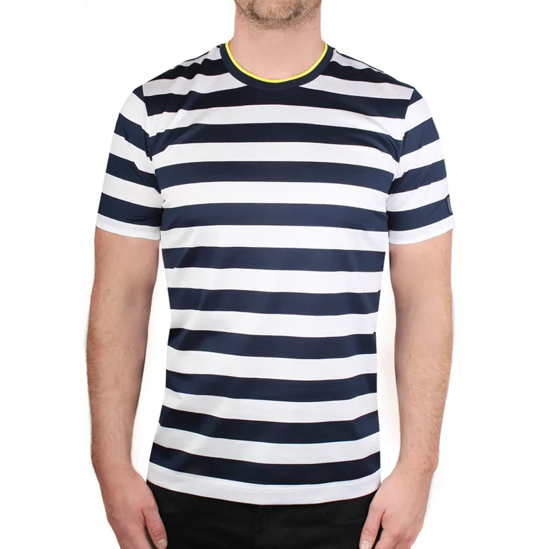 navy striped t shirt