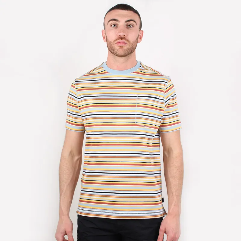 paul smith multi stripe t shirt