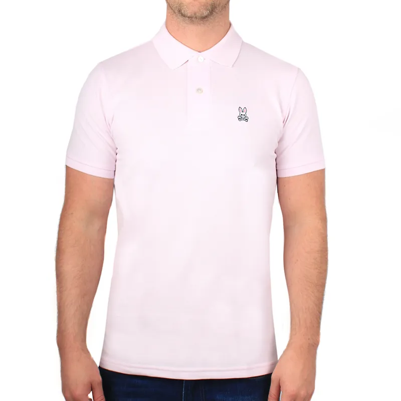 Psycho bunny pink online polo
