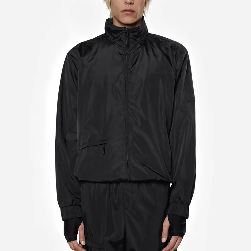 Rains Black Track Jacket at Pritchards
